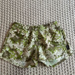 Floral Green Women's Shorts
